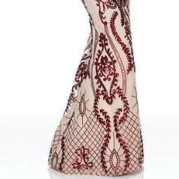 *Clarisse 3797 Prom Dress Green Size 4 - Picture 4 of 8